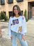 Queen of Sparkles Licensed LSU Big Icons Scattered Sweatshirt