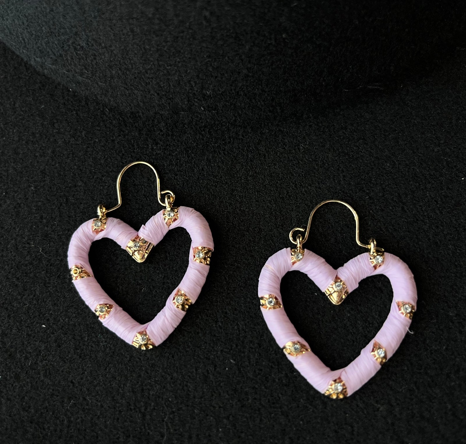Purple Heart Earrings