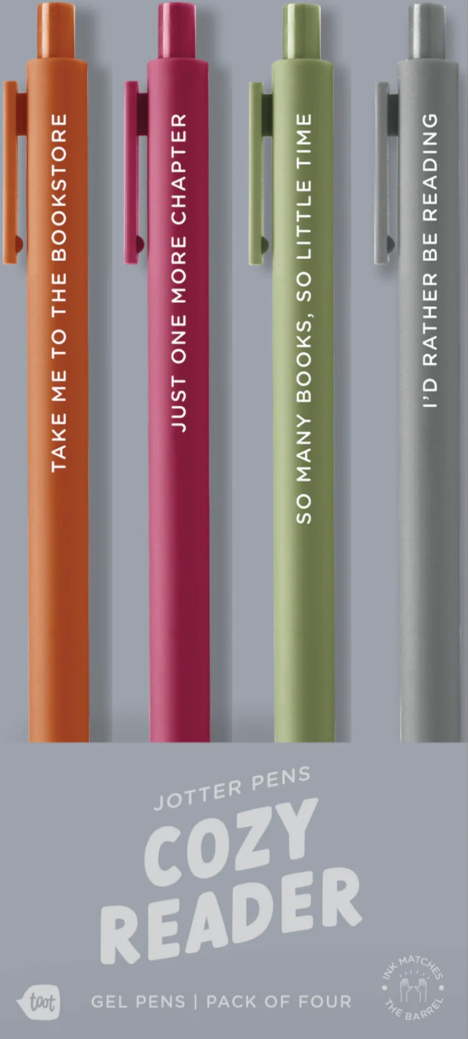 Cozy Reader Pen Set