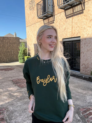 Baylor Embroidered Sweatshirt