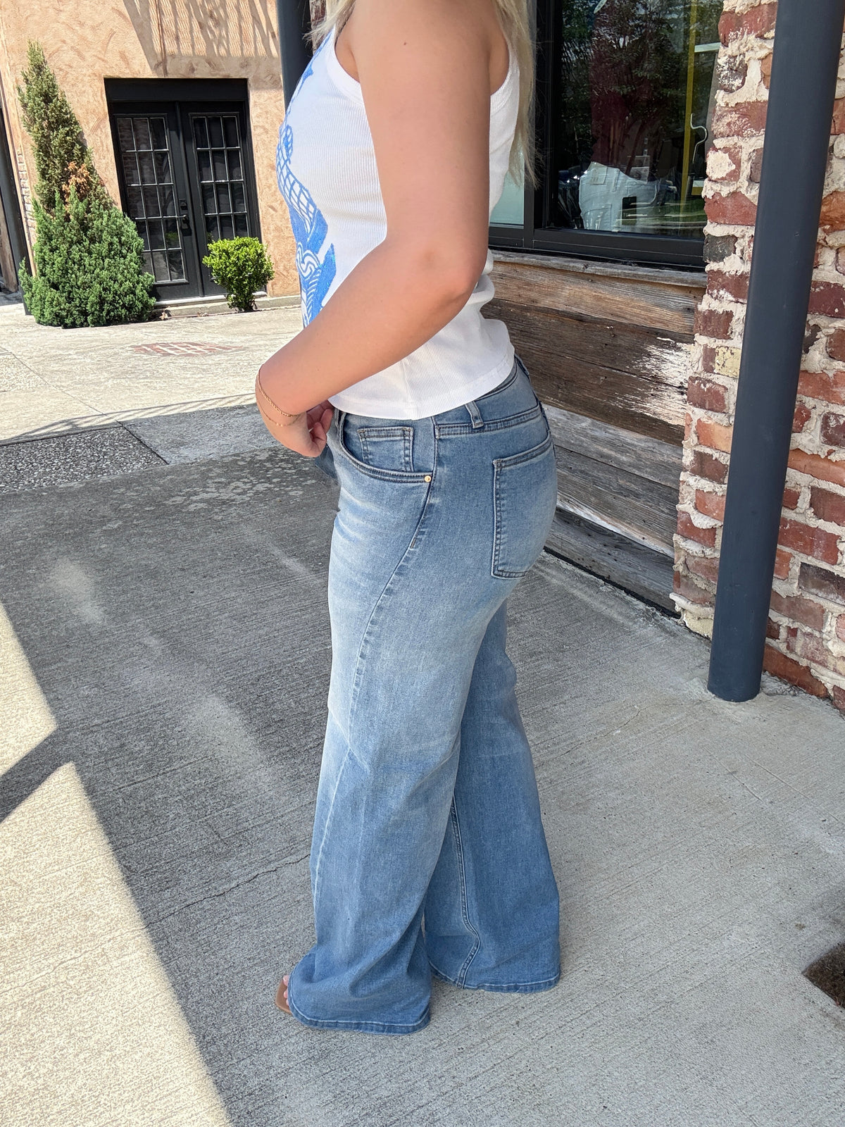 KUT from the Kloth Jean Wide Leg Jean