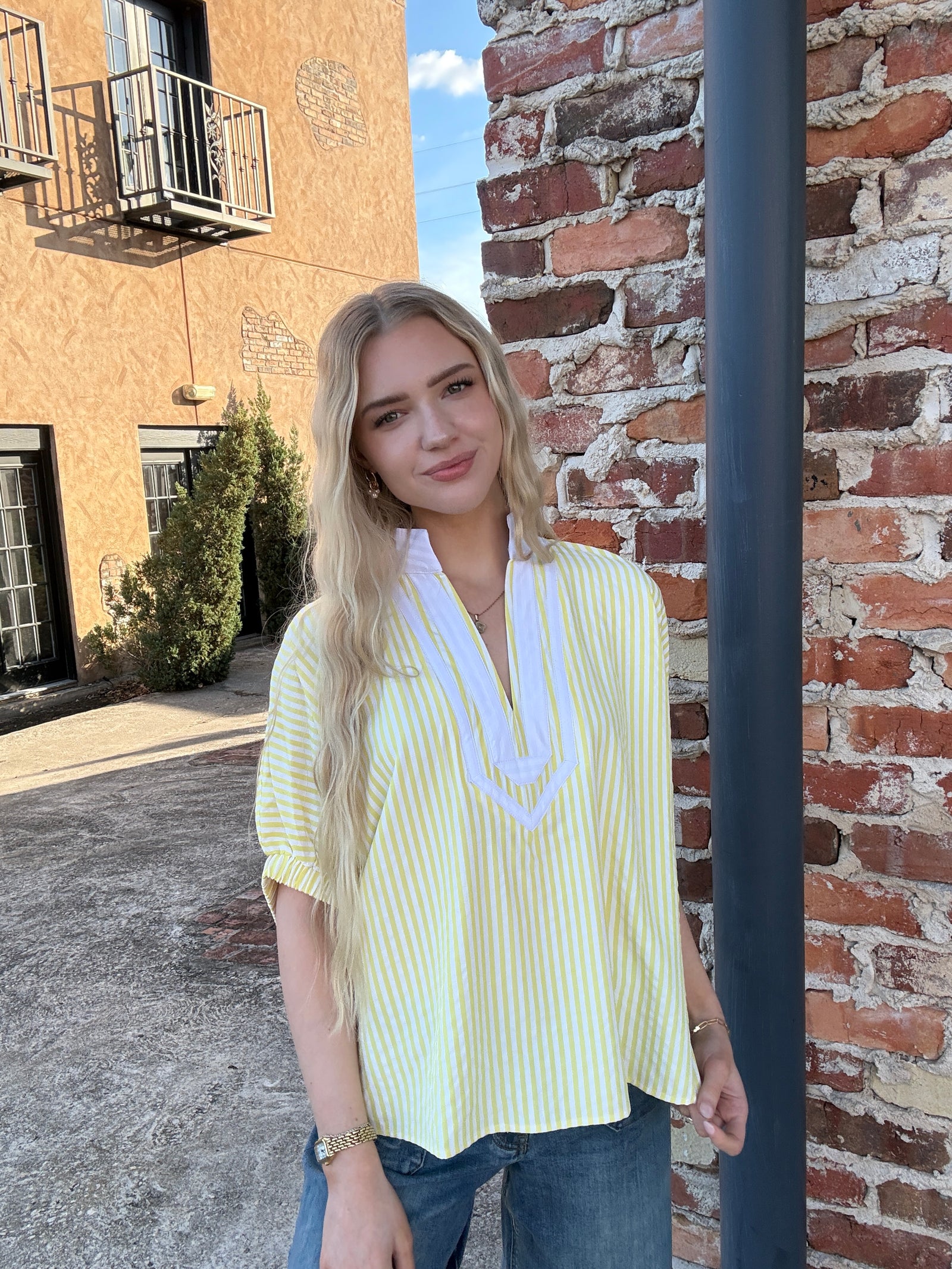 Sunny Stripes Blouse