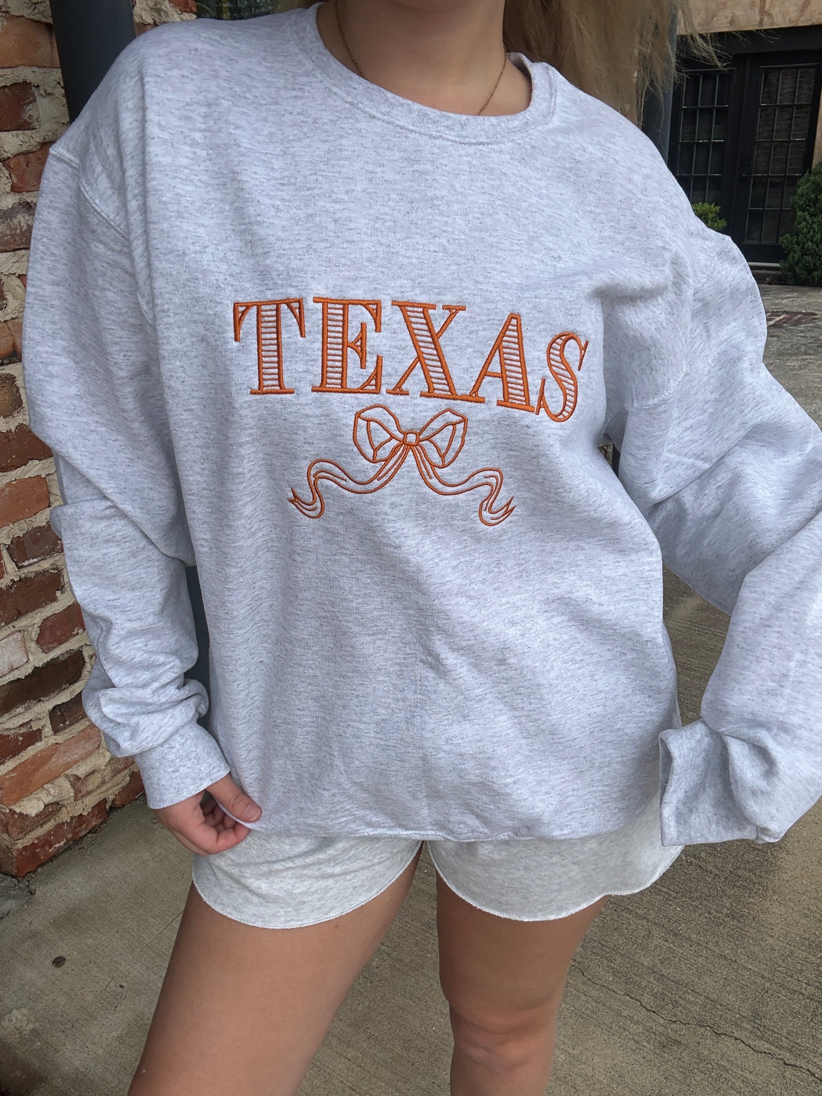 Texas Bow Sweatshirt