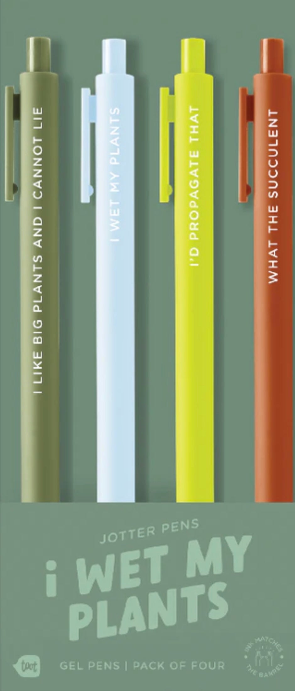 I Wet My Plants Pen Set