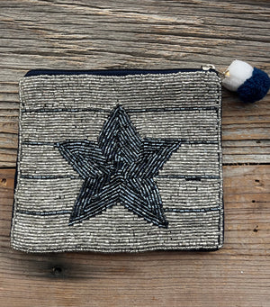 Star Beaded Pouch