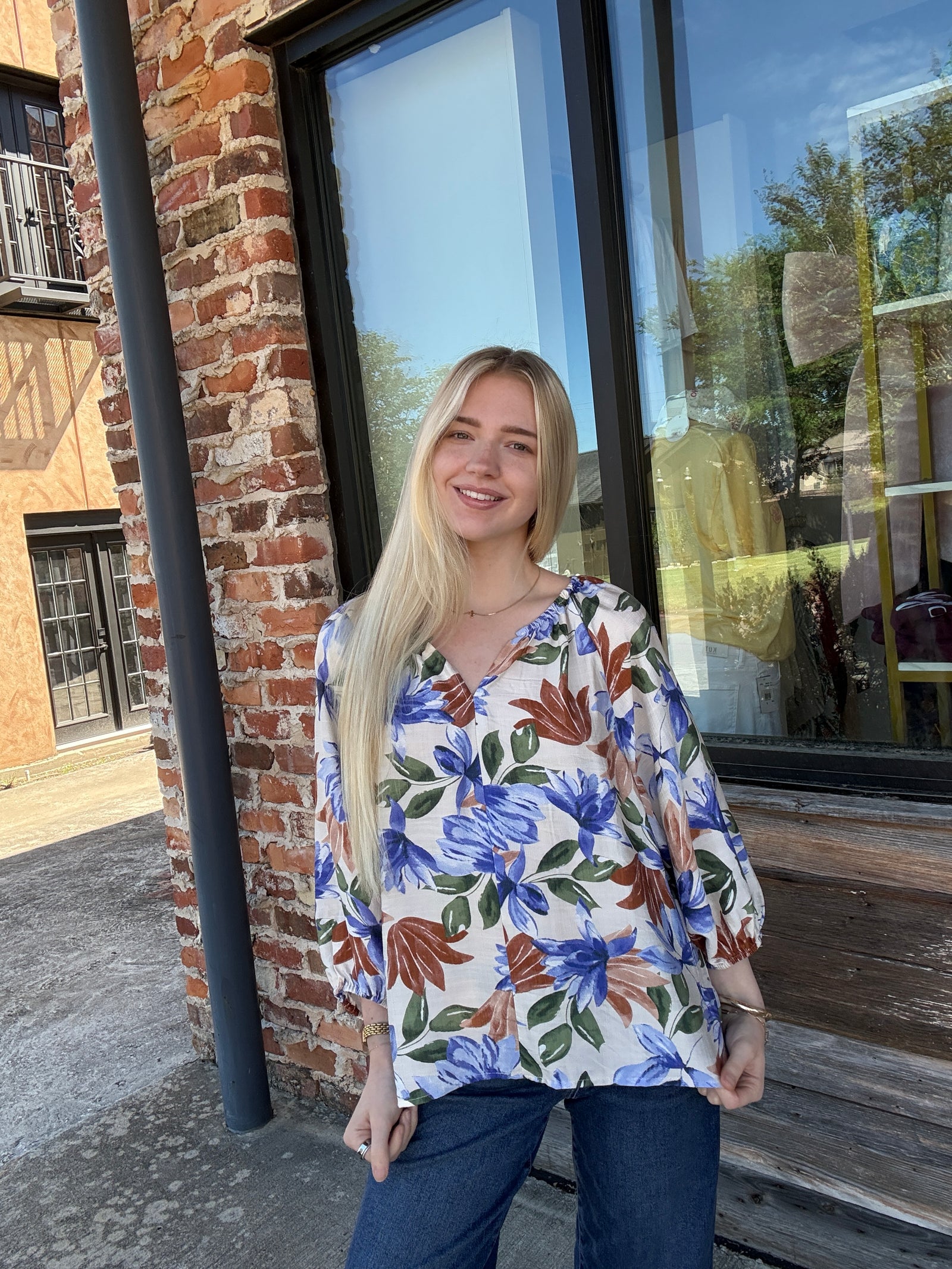 The Rosy Garden Blouse