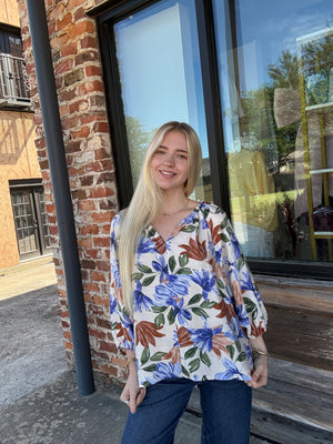 The Rosy Garden Blouse