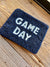 Blue Game Day Beaded Pouch