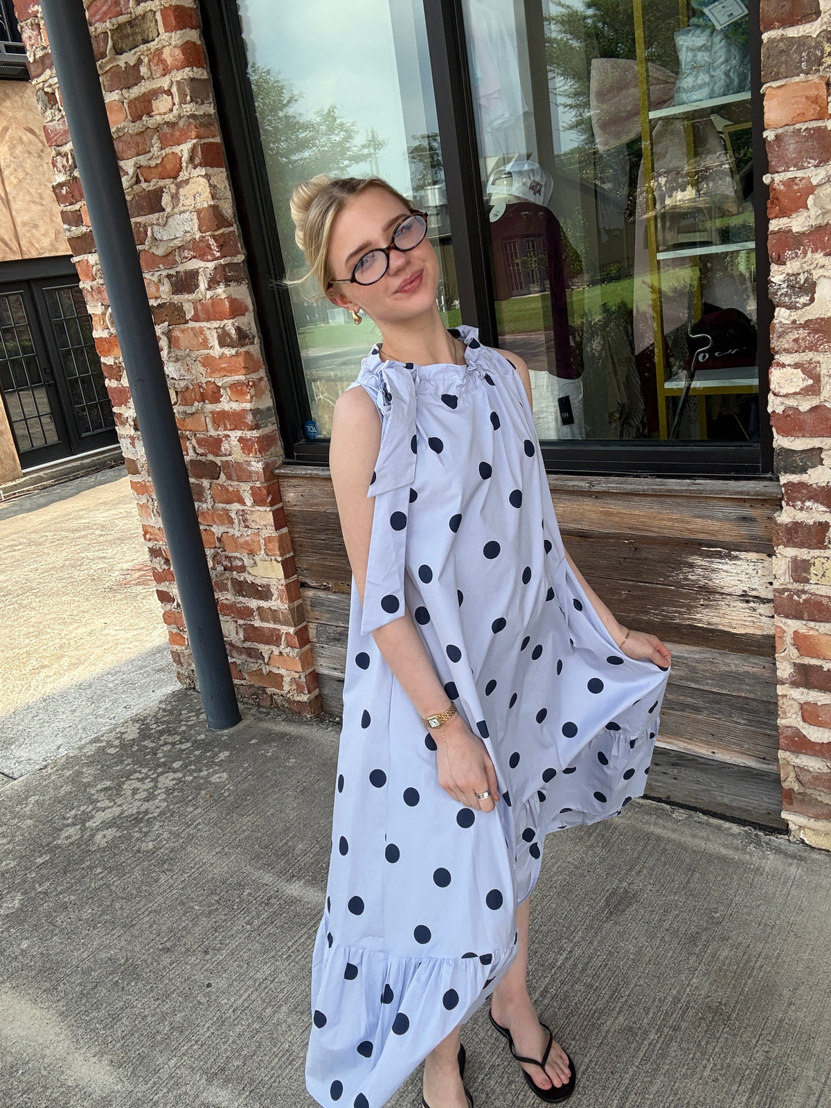 Jennie Polka Dot Dress