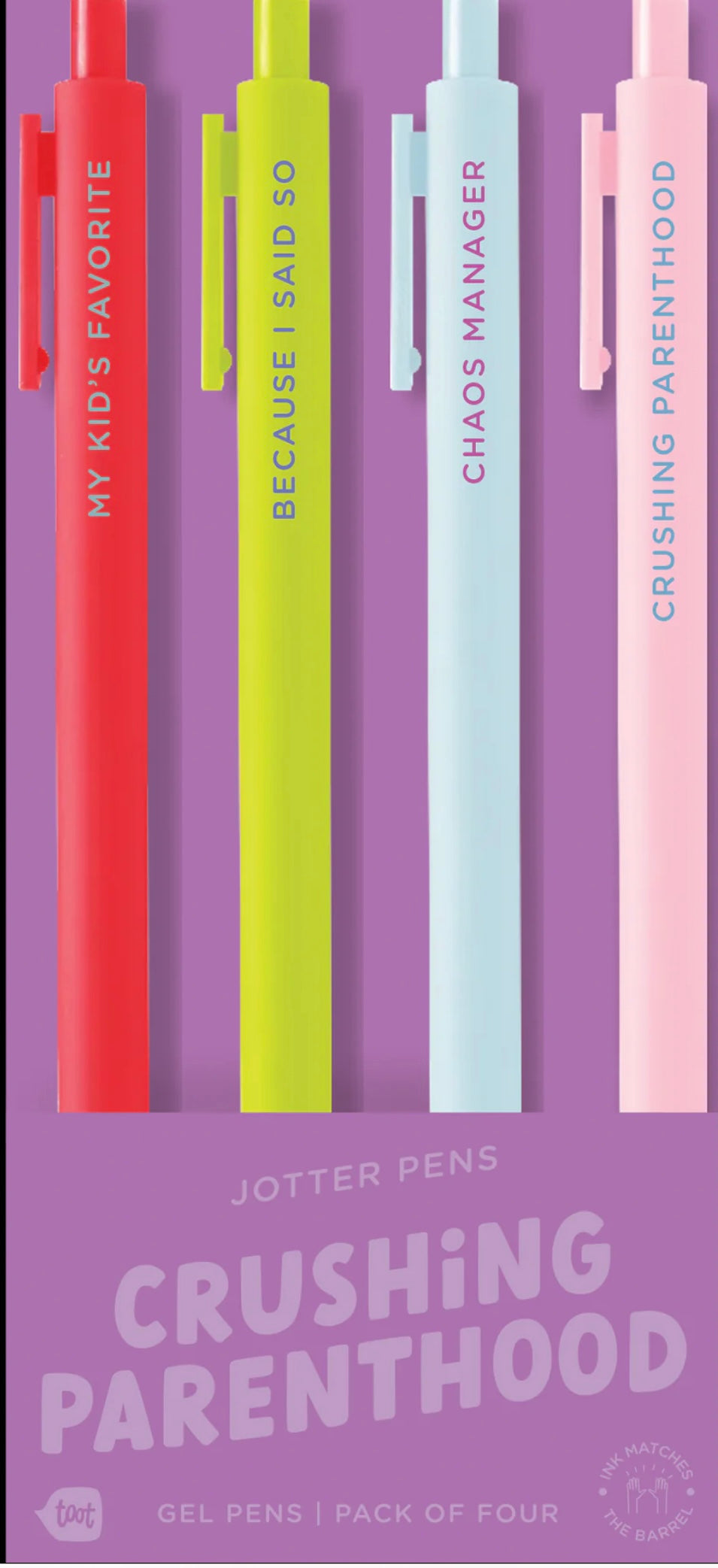 Crushing Parenthood Pen Set