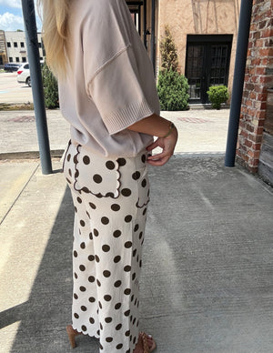 Scalloped & Polka Pant