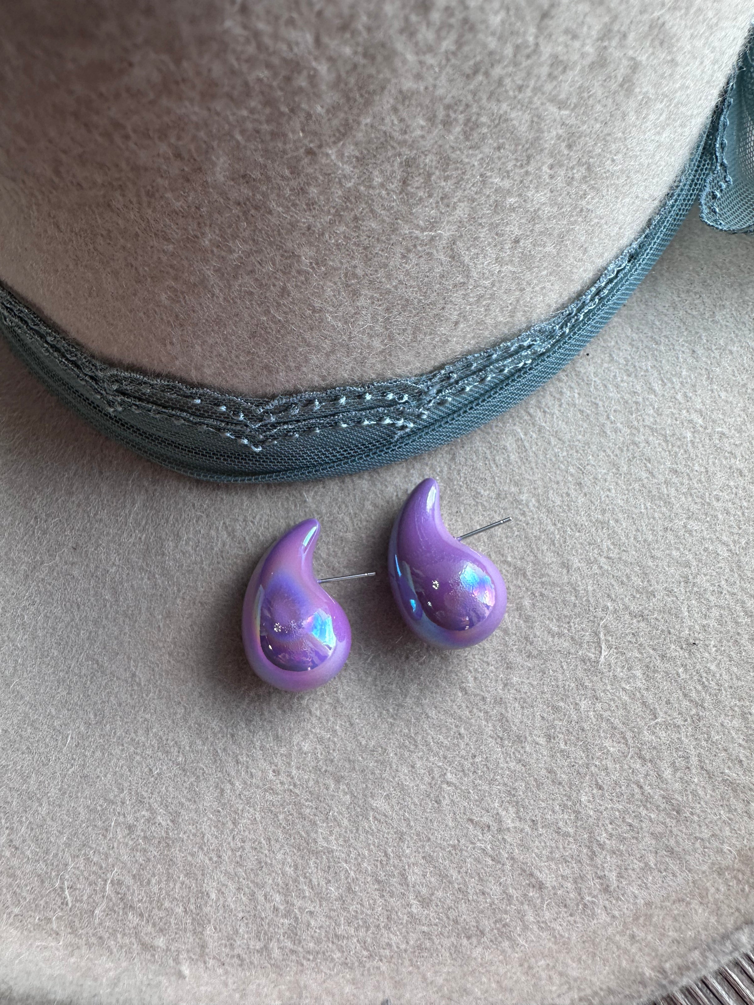 Iridescent Drop Earrings
