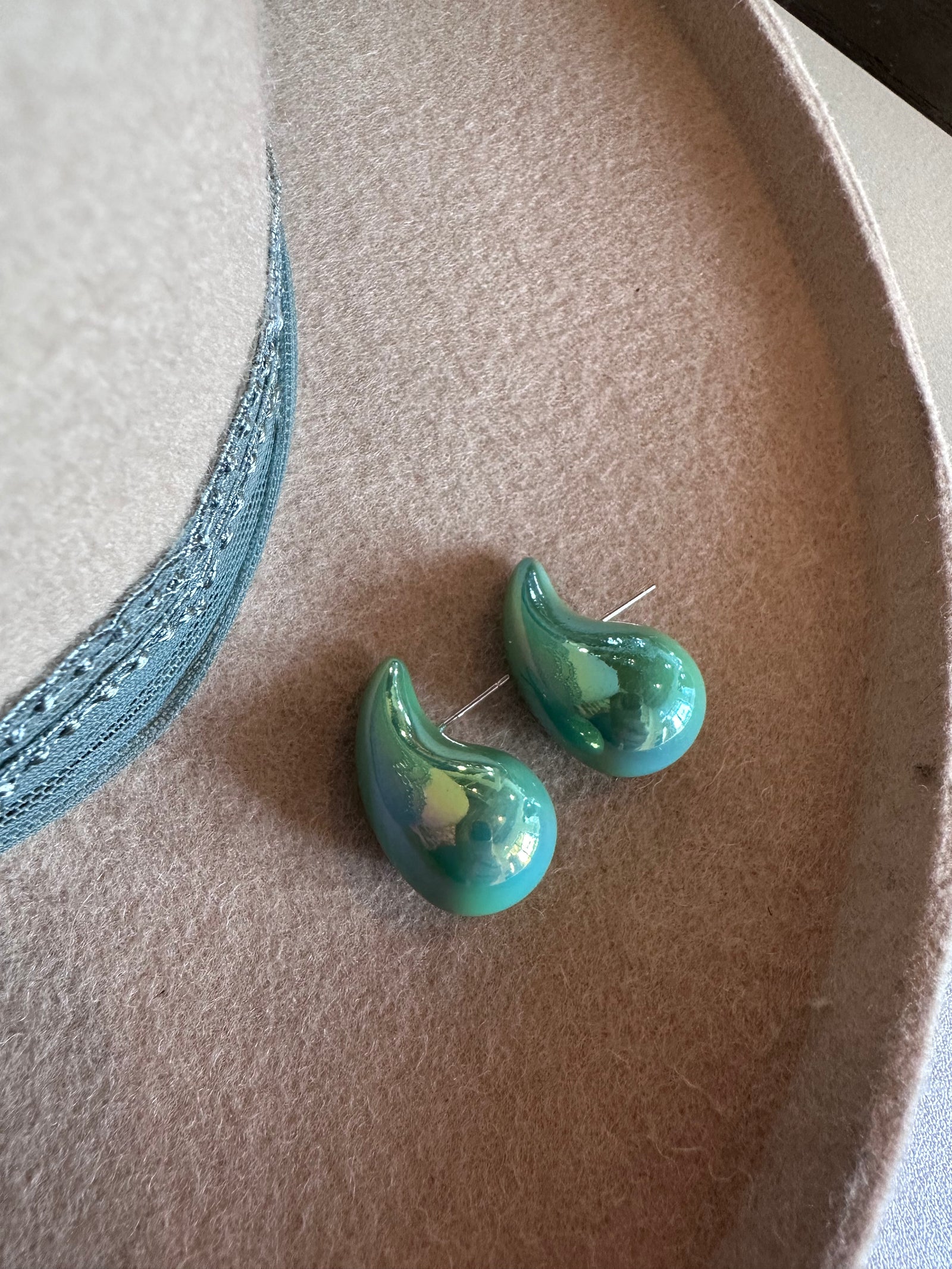 Iridescent Drop Earrings