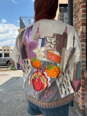 Queen of Sparkles Multi Thanksgiving Day Parade Sweatshirt