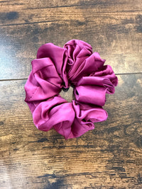 Jumbo Satin Scrunchies