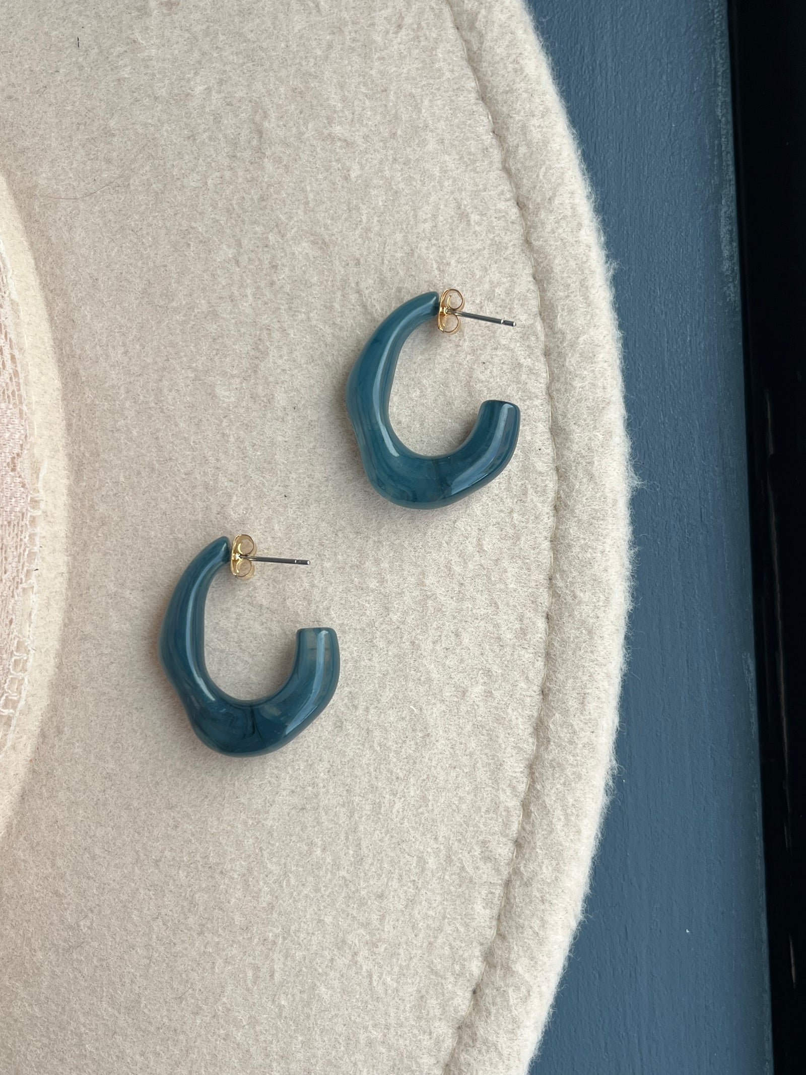 Deep Teal Earrings