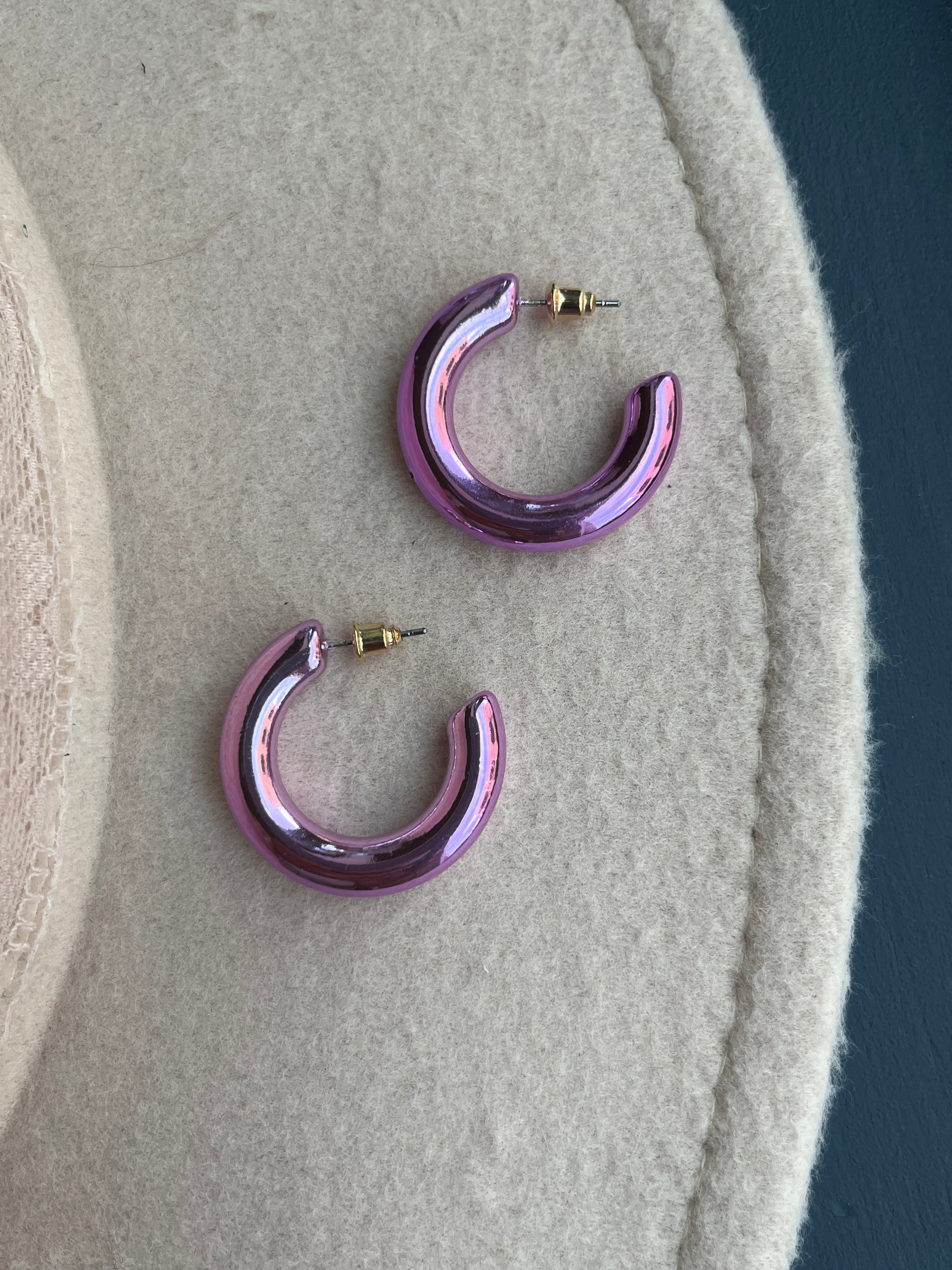Metallic Hoops