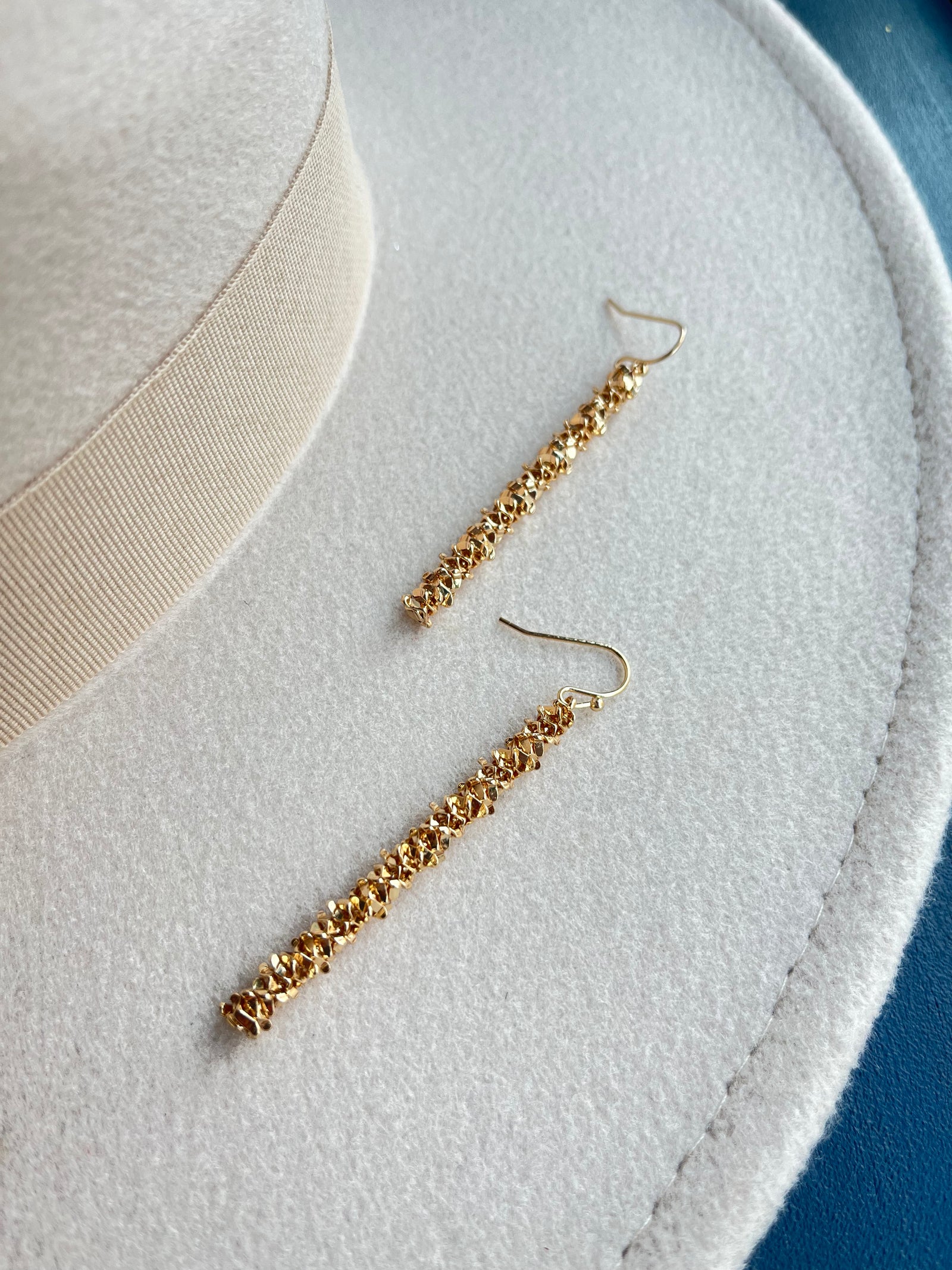 Gold Drop Earrings