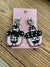 Pink Pumpkin Earrings