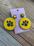 Purple & Gold Game Day Earrings