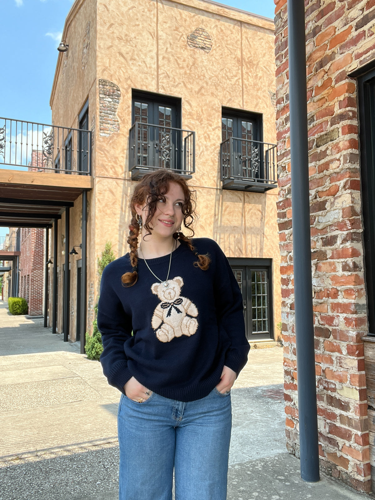 Bearly Blue Sweater