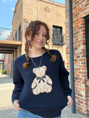 Bearly Blue Sweater