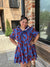 Crimson & Cobalt Dress