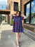 Crimson & Cobalt Dress