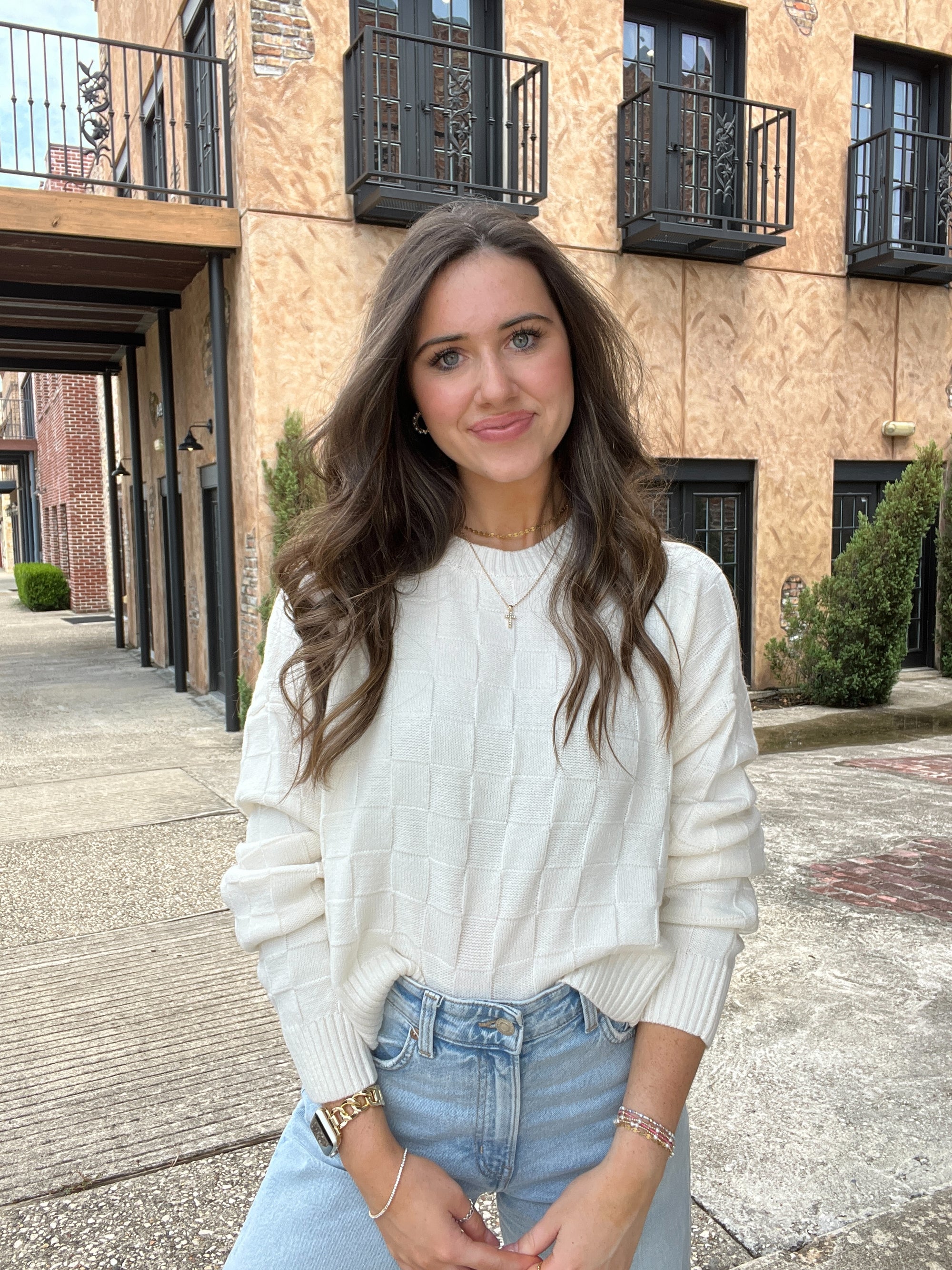 Winter White Sweater