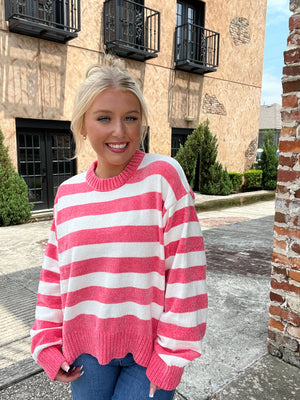 Stitched in Stripes Sweater