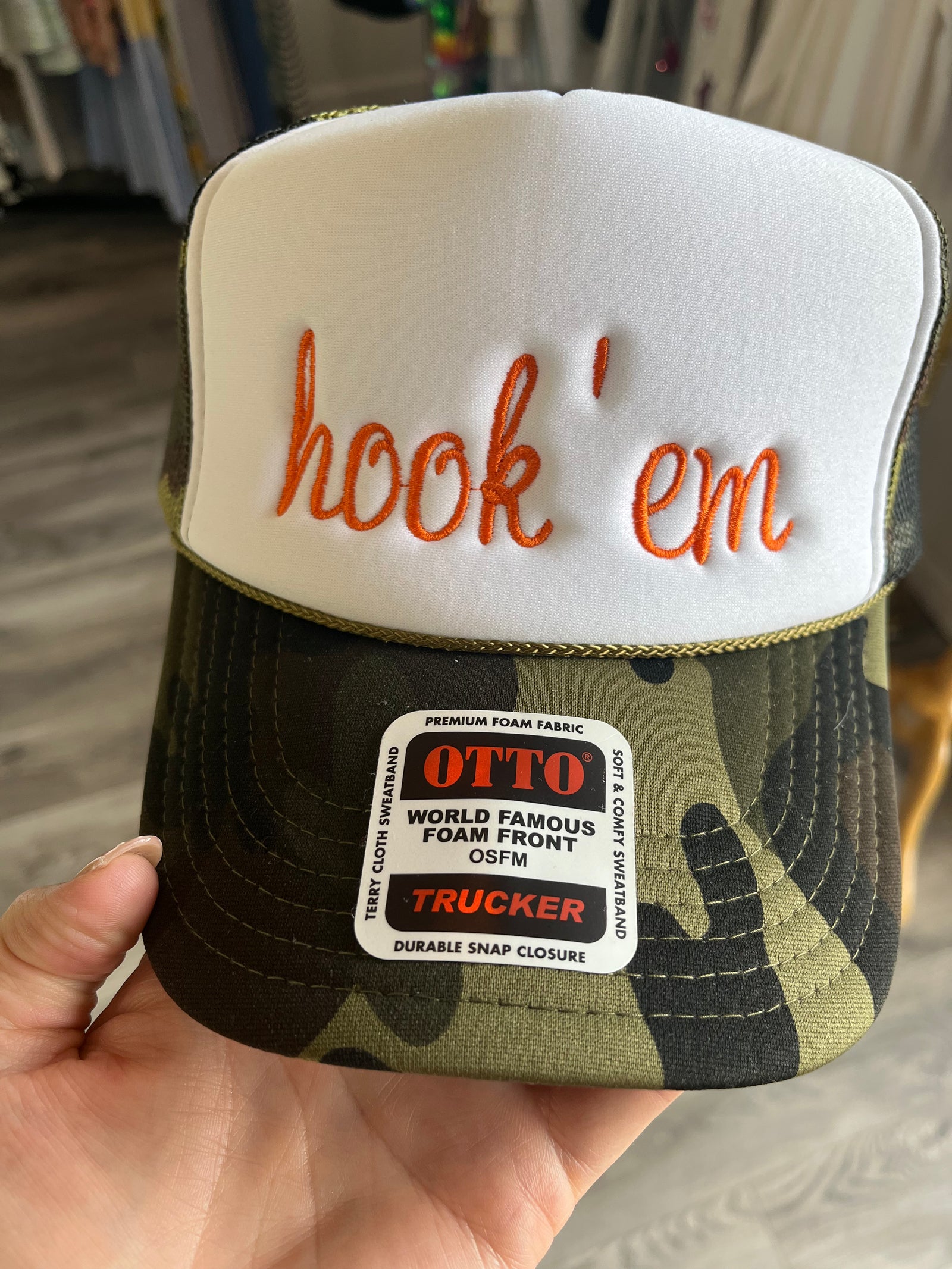 Hook’em Trucker Hat