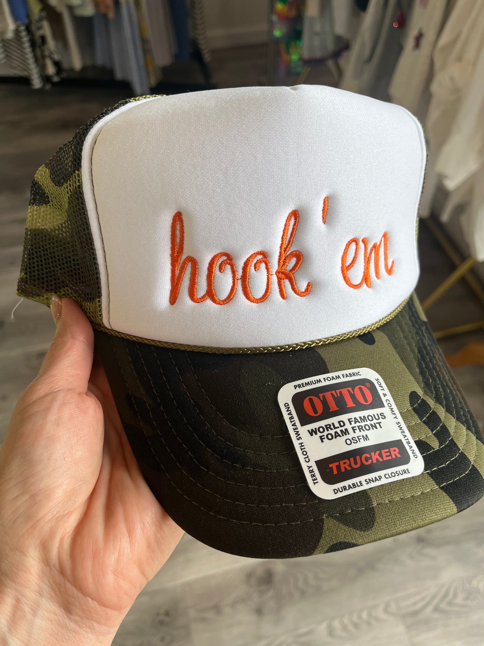 Hook’em Trucker Hat