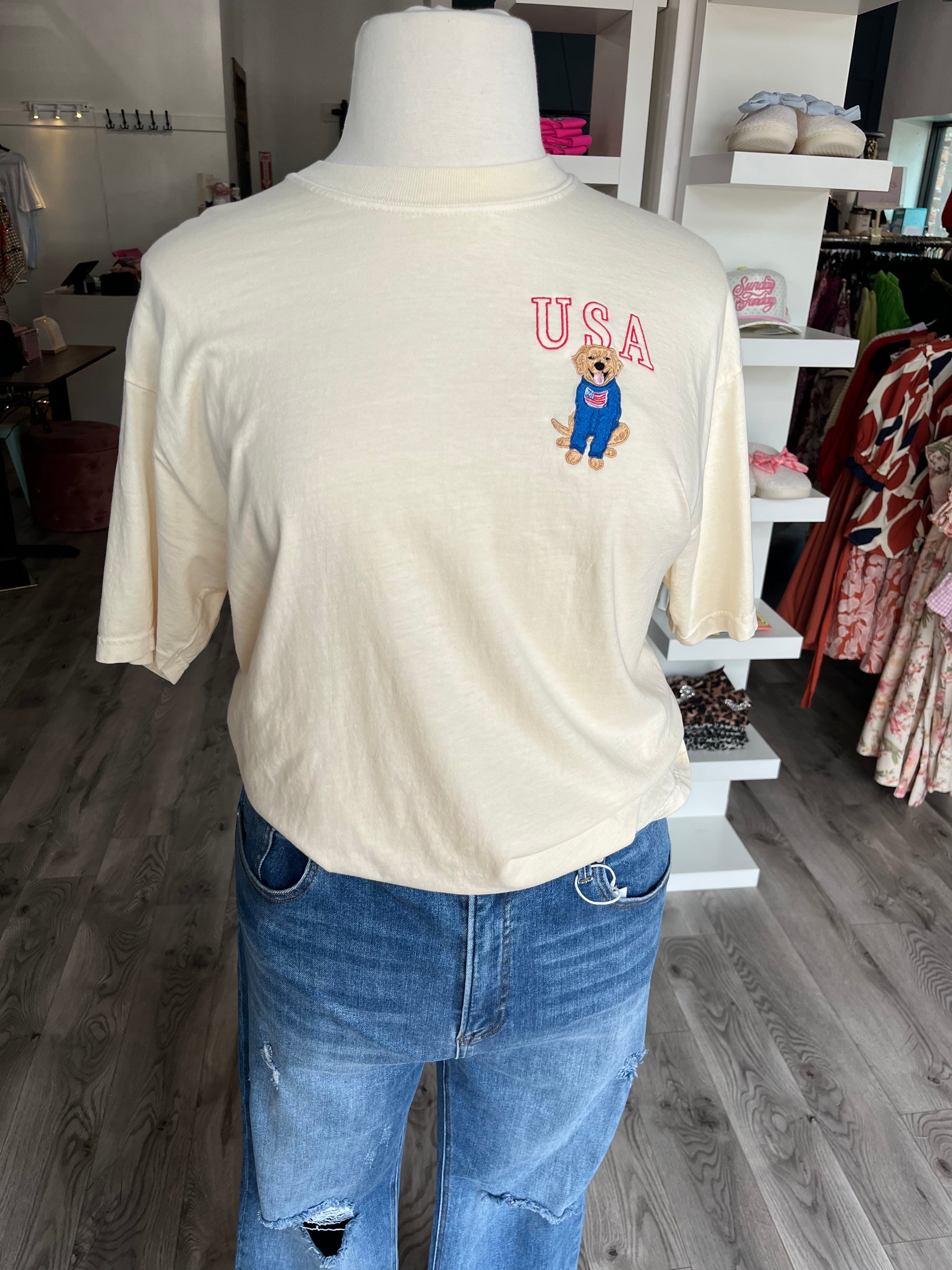USA Pup Tee