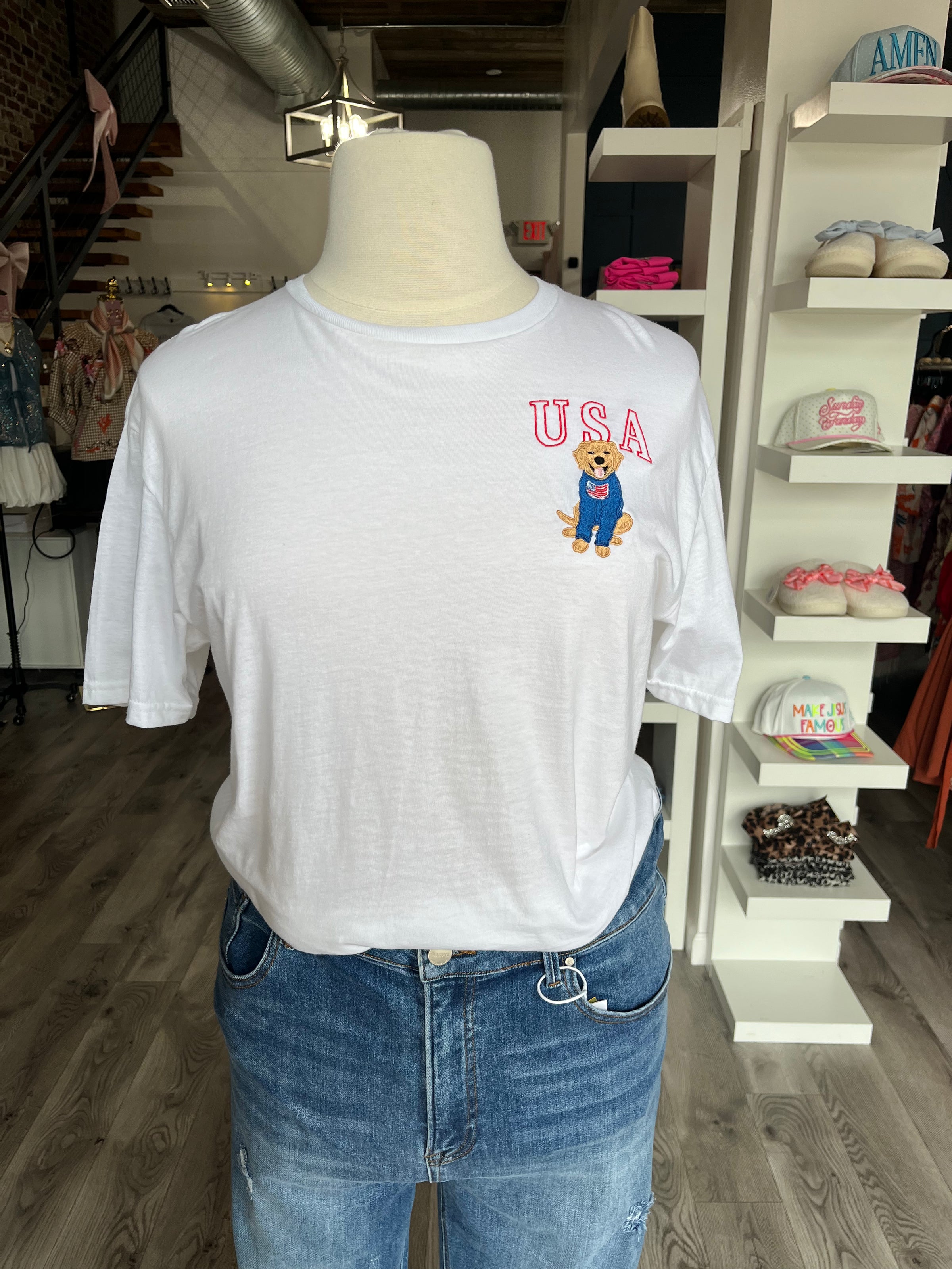 USA Pup Tee