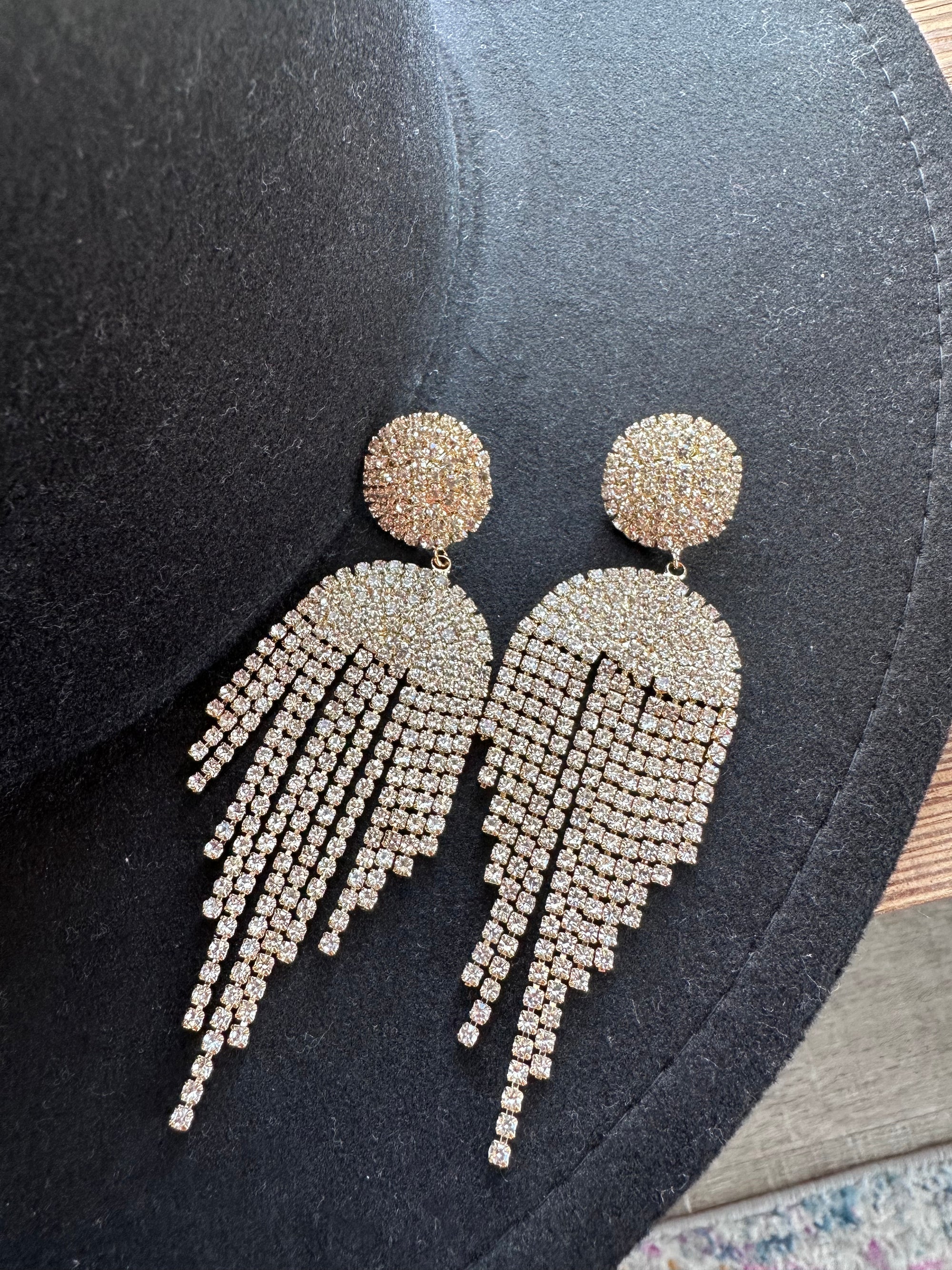 Dripping in Bling Earrings