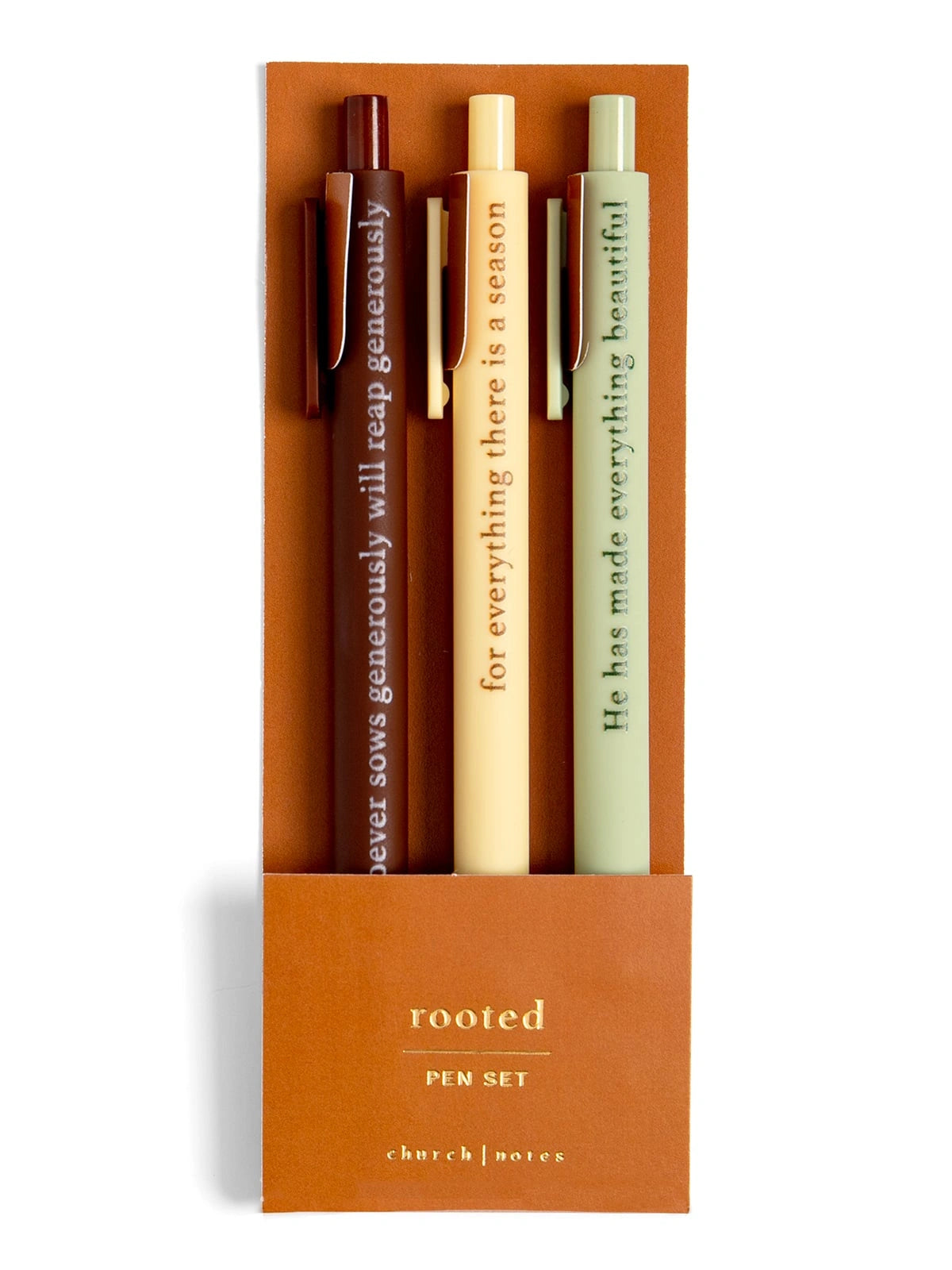 Rooted Bible Study Pen Set