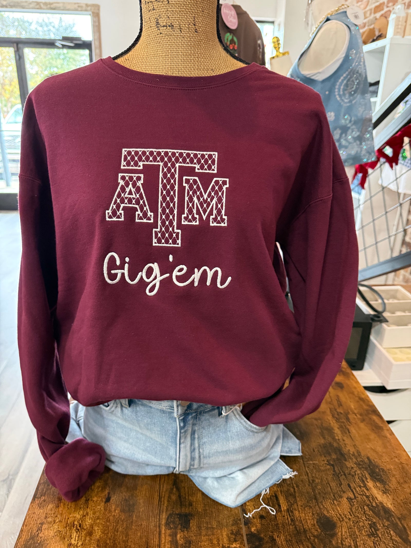 Texas A&M Gig'em Sweatshirt