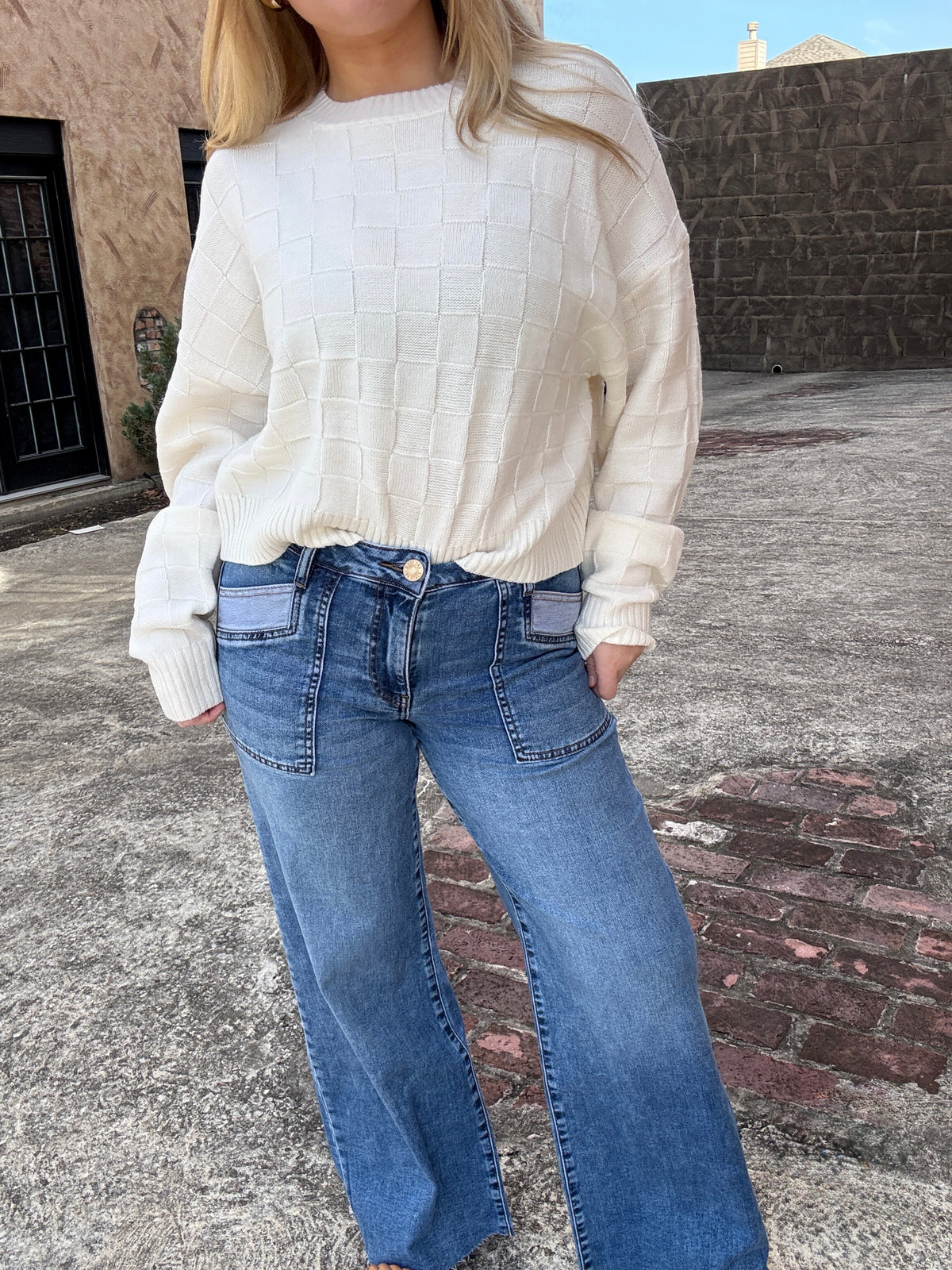 KUT from the Kloth Maya High Rise Wide Leg