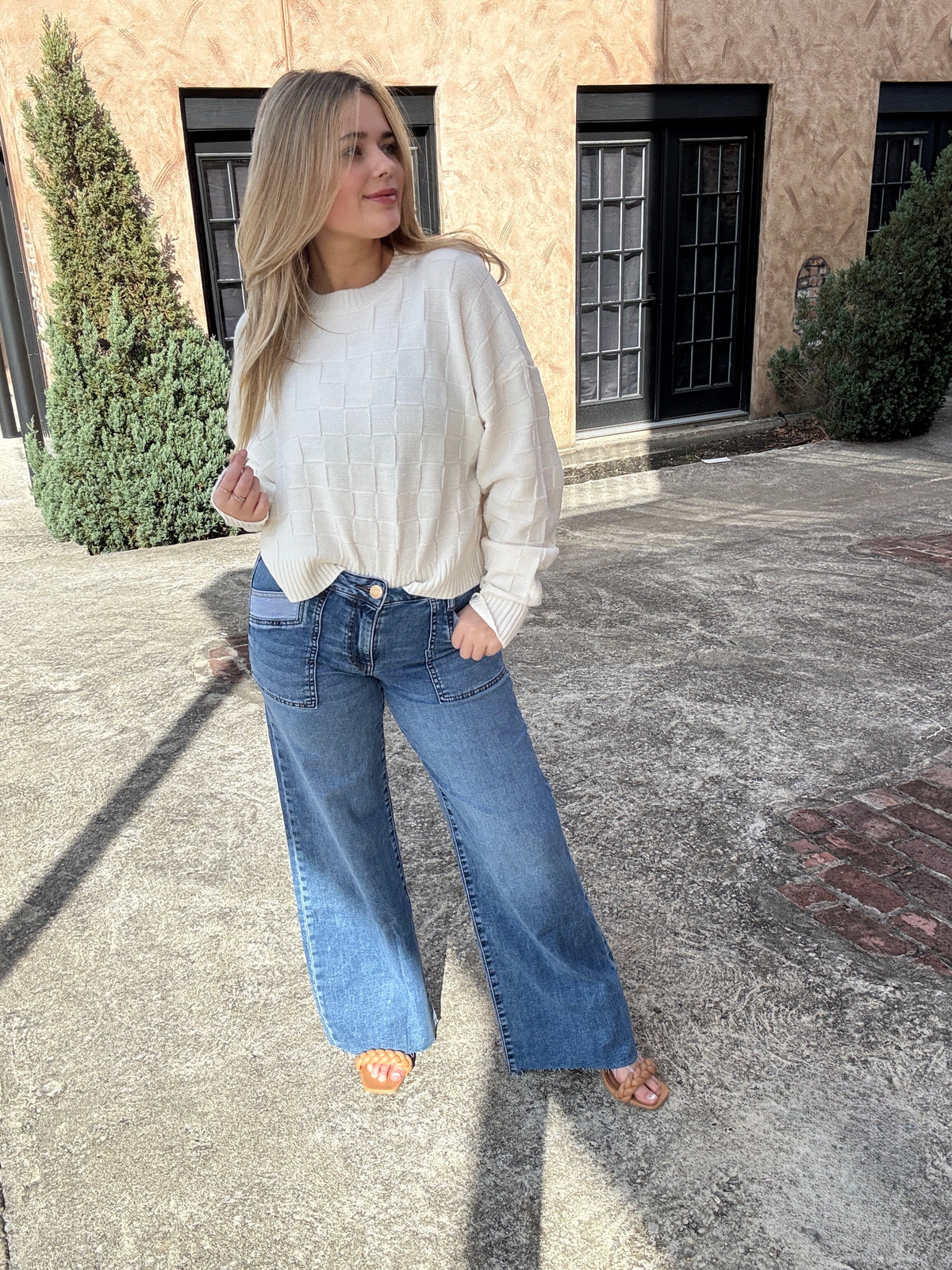 KUT from the Kloth Maya High Rise Wide Leg
