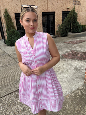 Pink Skies Tank Dress