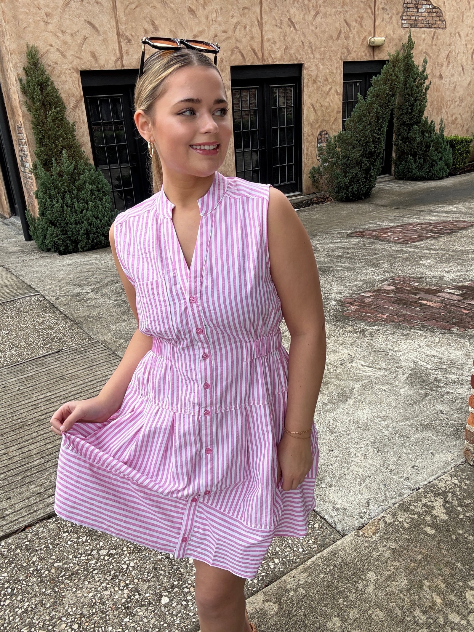 Pink Skies Tank Dress