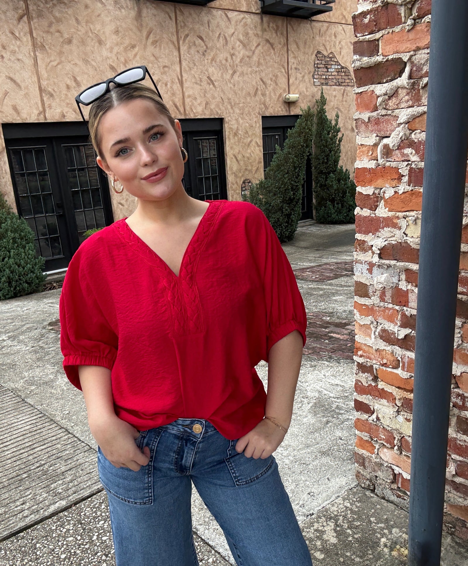 Scarlet Breeze Blouse