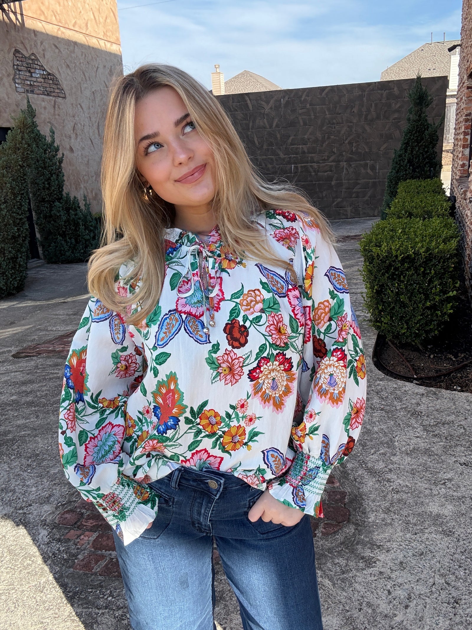 Floral Grace Blouse