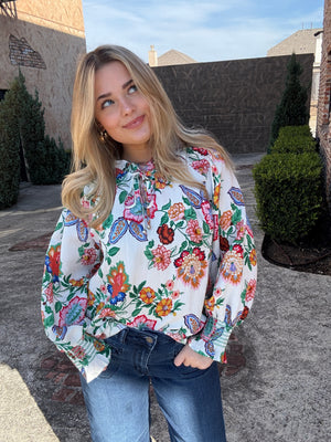 Floral Grace Blouse