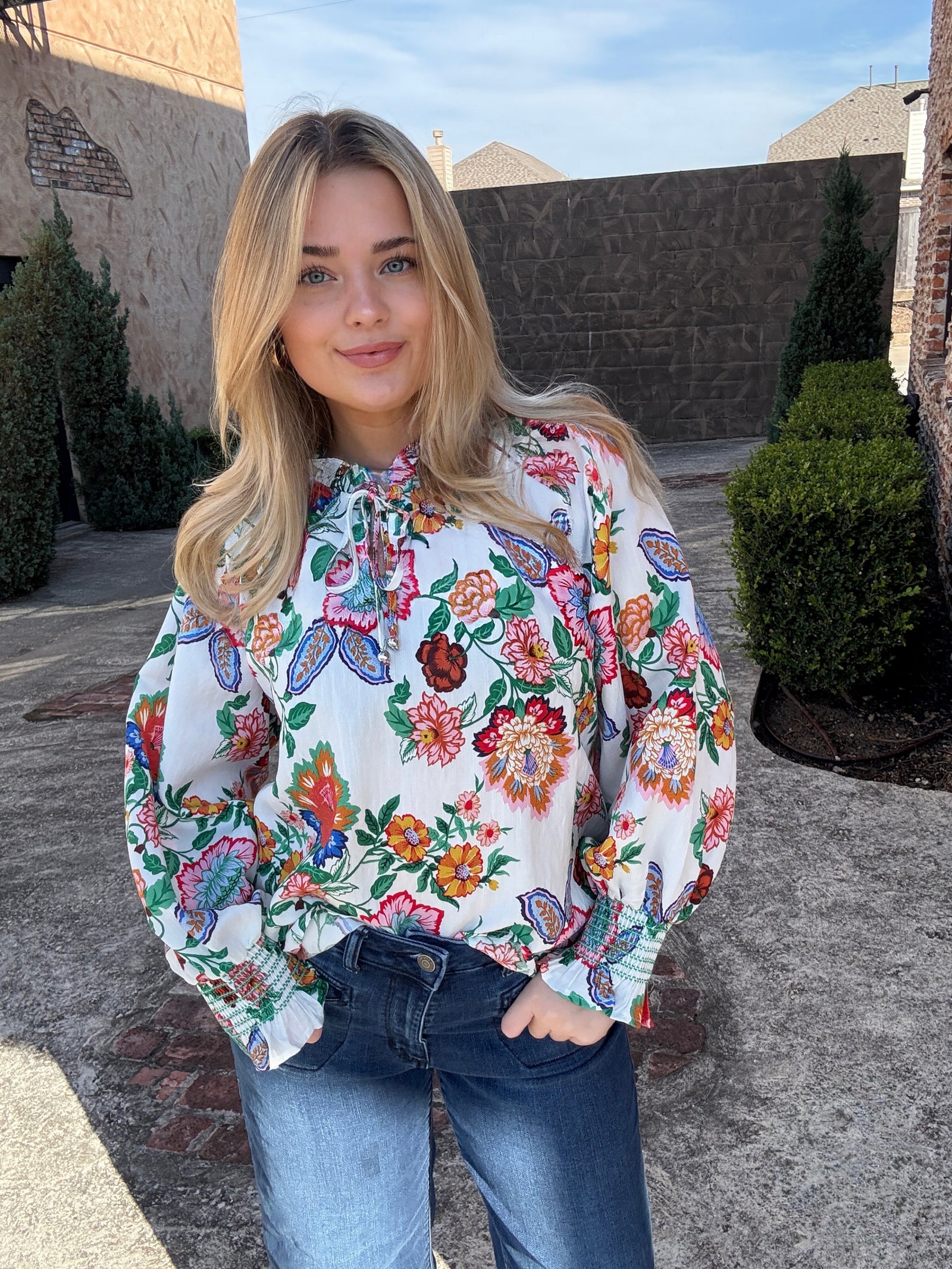 Floral Grace Blouse