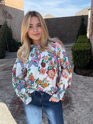Floral Grace Blouse