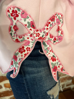 Floral Bow Sweatshirts