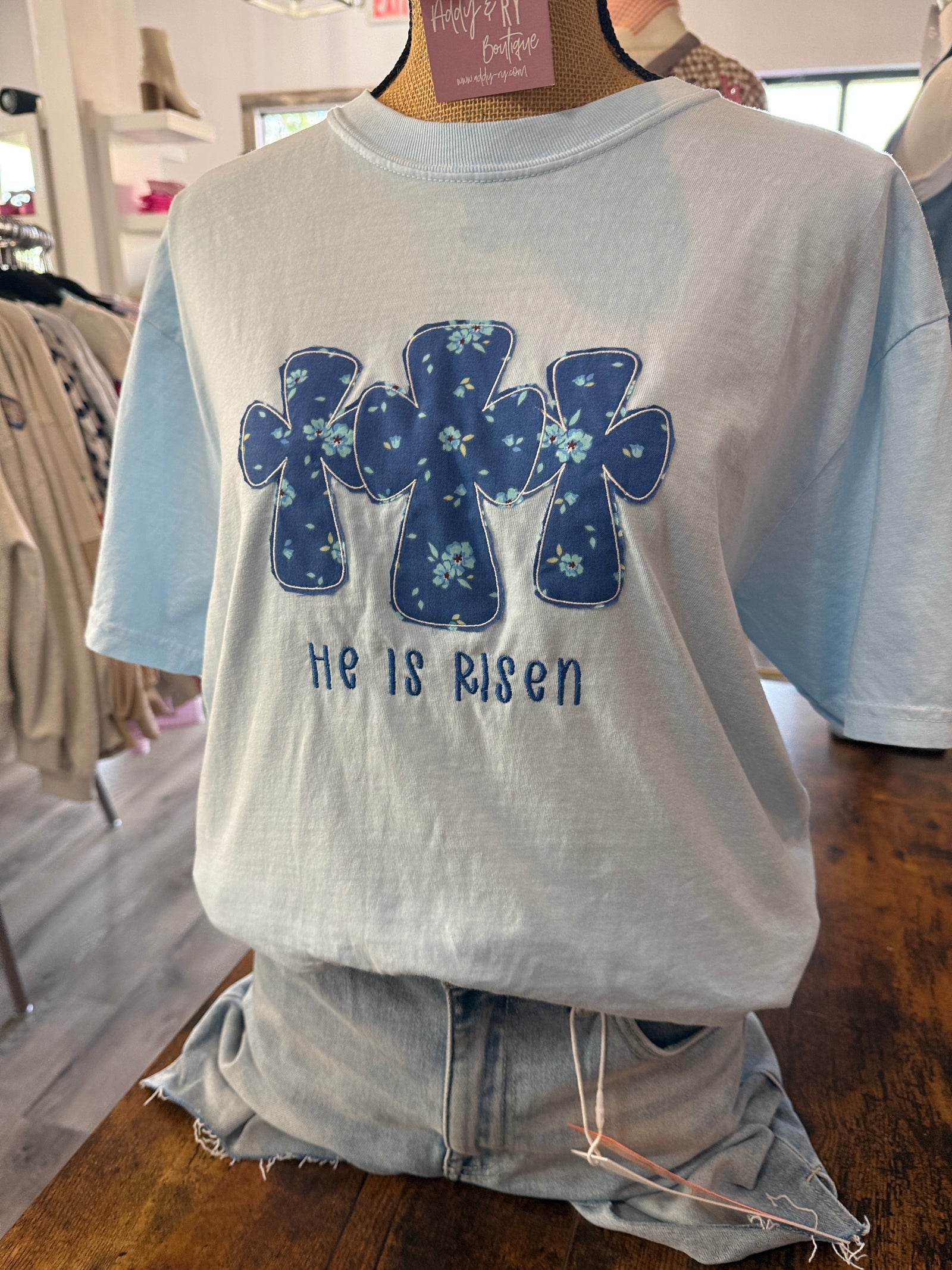 He Is Risen Tee