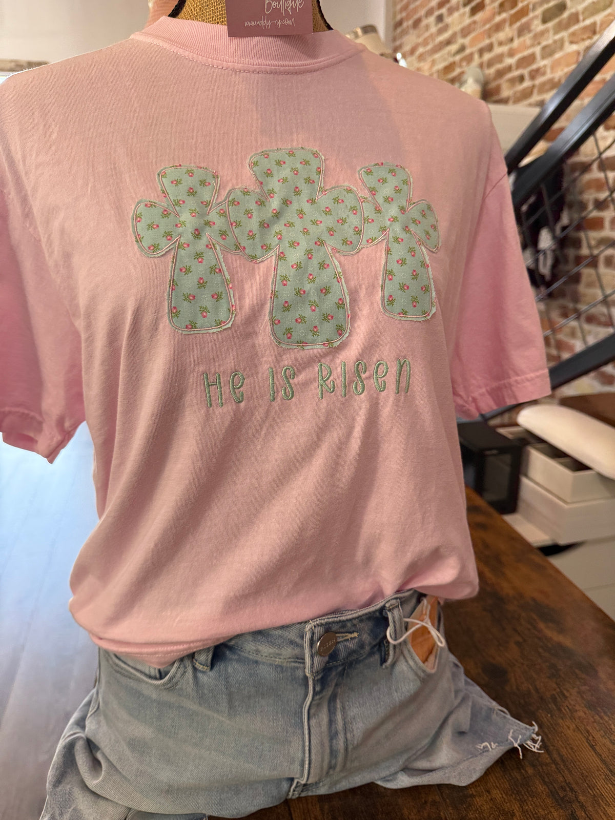 He Is Risen Tee