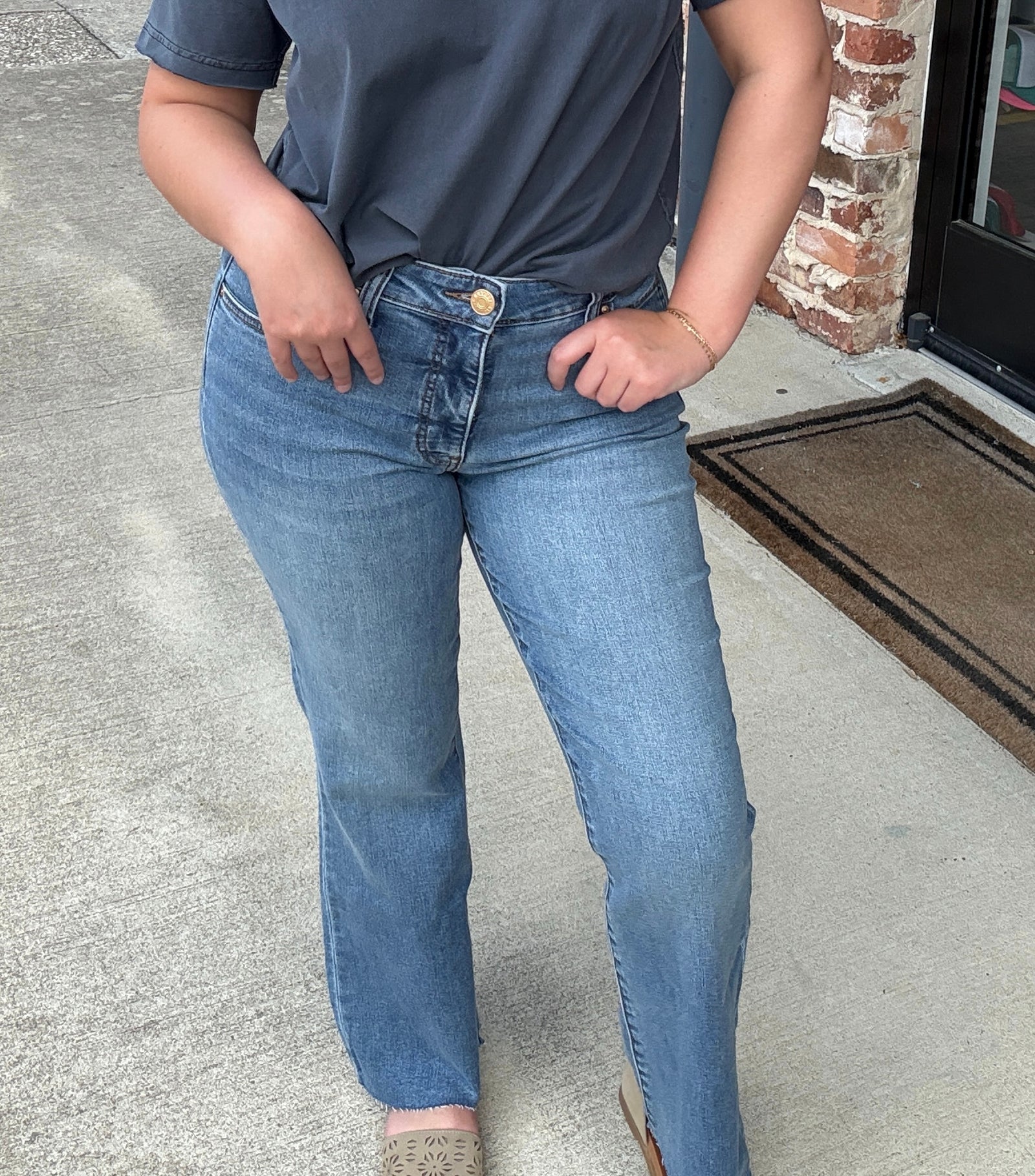 KUT from the Kloth - Kelsey High Rise Ankle Flare